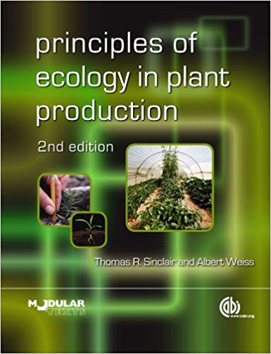 Principles of Ecology in Plant Production (Animal &amp; Veterinary Science)